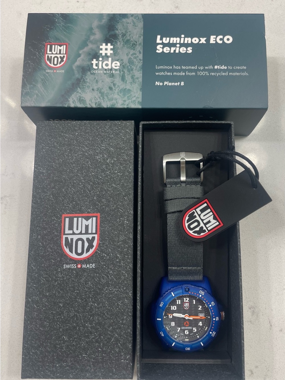 Luminox Men's Blue Tide Eco Dive Watch (XS.8902) ECO Series